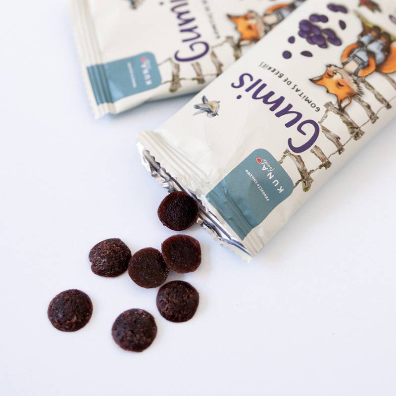 Caja Gomitas Berries Kuna Foods 4 Un - KUNA FOODS - Aldea Nativa