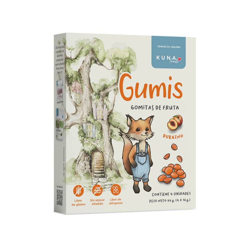Caja Gomitas Durazno Kuna Foods 4 Un - KUNA FOODS - Aldea Nativa