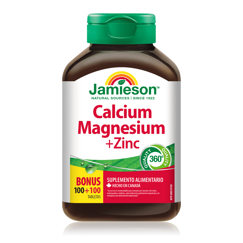 Cal Mag W Zinc 200 cap Jamieson - JAMIESON - Aldea Nativa