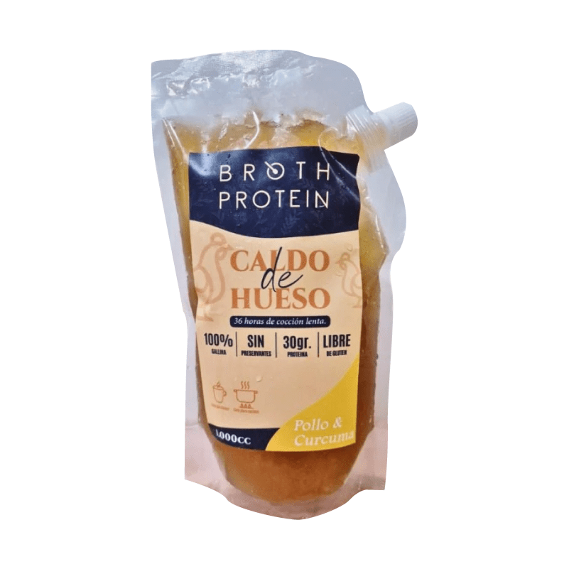 Caldo de pollo Doypack 1 lt BrothProtein - BROTHPROTEIN - Aldea Nativa