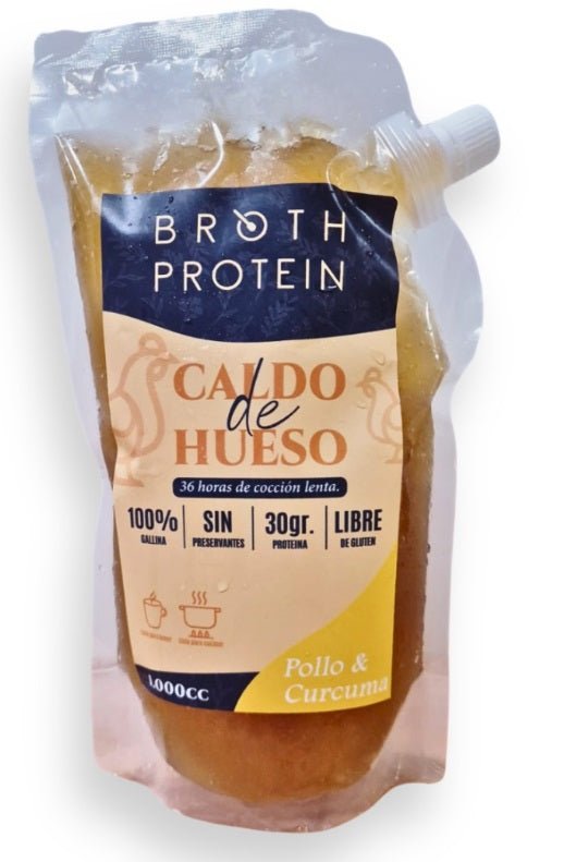 Caldo de pollo Doypack 1 lt BrothProtein - BROTHPROTEIN - Aldea Nativa