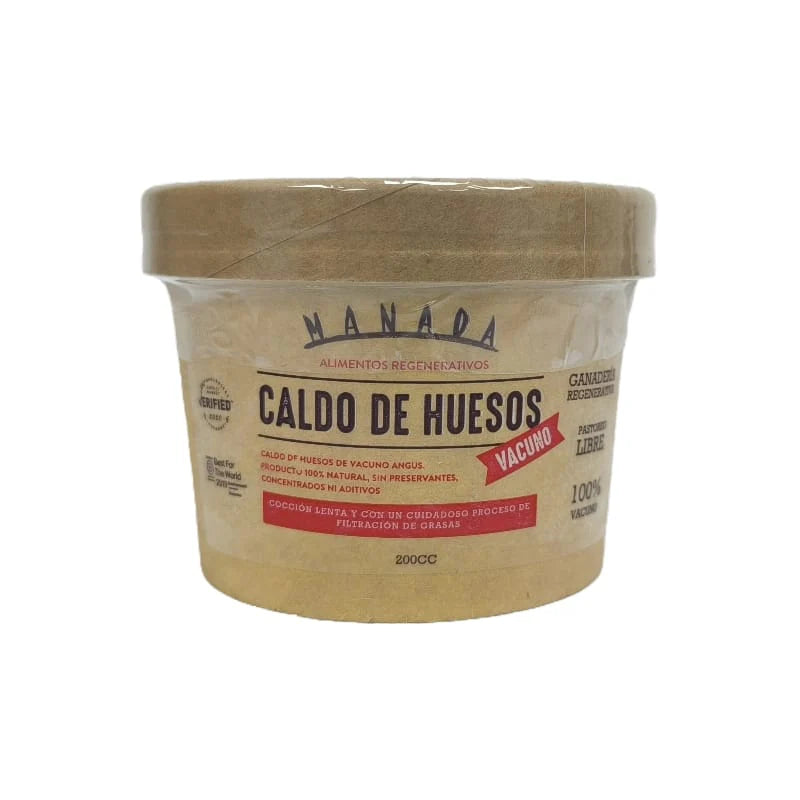 Caldo de huesos vacuno 200 ML MANADA