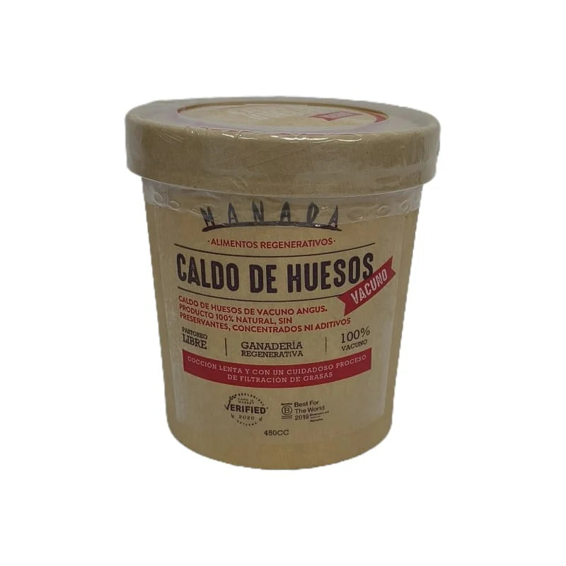 Caldo de Hueso de Vacuno NUEVO FORMATO (doy pack 450 ml.)  2 X 1