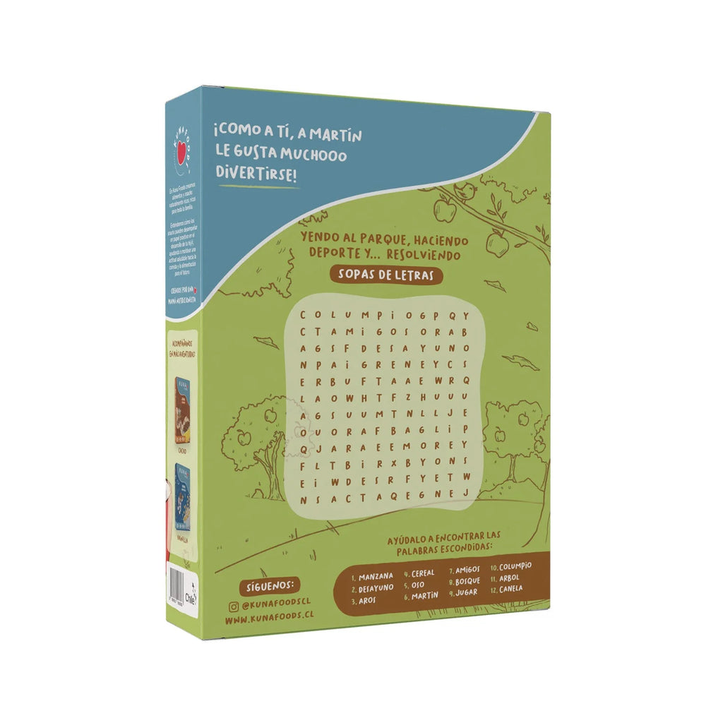 Cereal Manzana Canela 280 GR KUNA FOODS