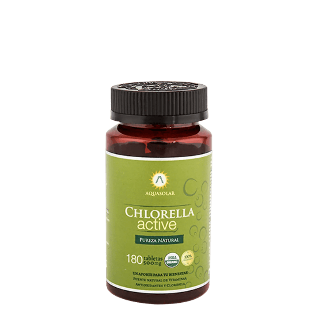 Chlorella Active Org 180 cápsulas Aquasolar - AQUASOLAR - Aldea Nativa