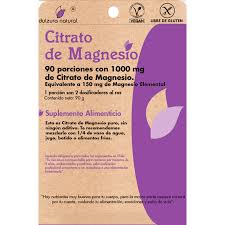 Citrato de magnesio 90 porciones de 1000 MG DULZURA NATURAL - DULZURA NATURAL - Aldea Nativa