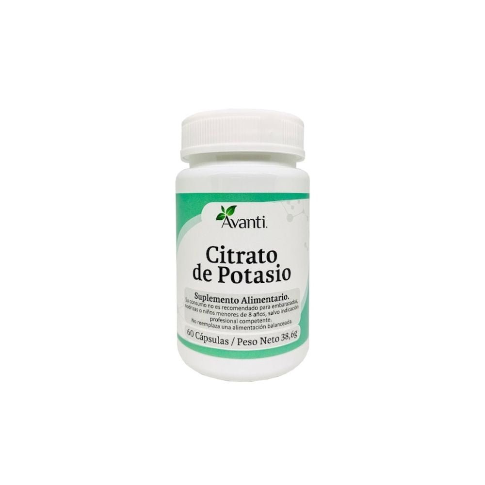 Citrato De Potasio 60 Cap - AVANTI - Aldea Nativa