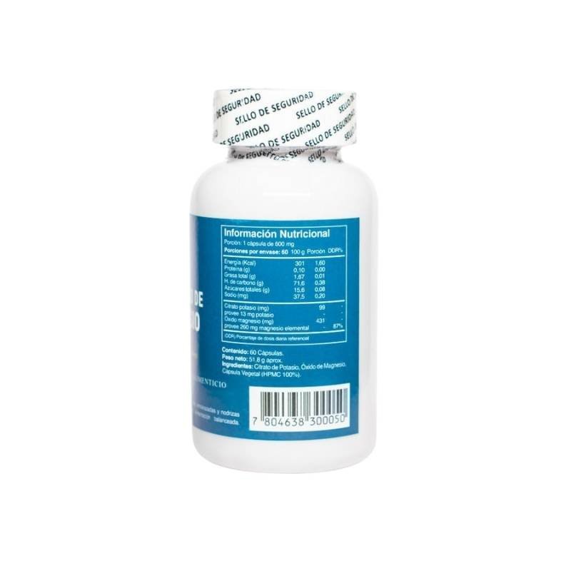 Citrato de Potasio Arksuperfoods 60 Cap - ARKSUPERFOODS - Aldea Nativa