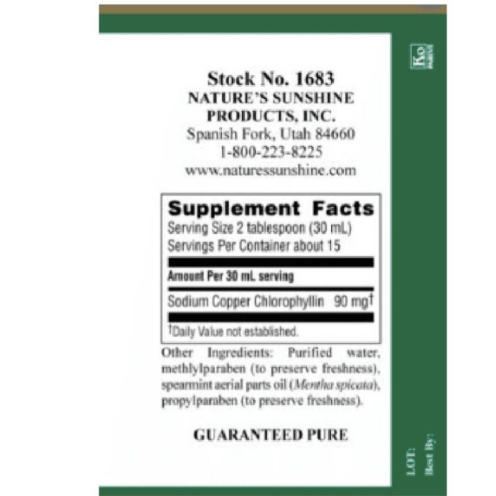 Clorofila Liquida Nature Sunshine 473 ML - Aldea Nativa