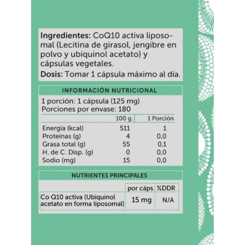 Co Q10 Liposomal Wellplus 180 Cap - WELLPLUS - Aldea Nativa