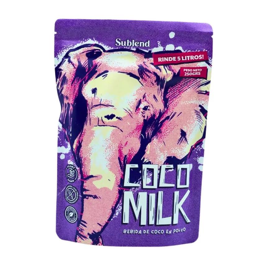 Coco milk en polvo org 250 GR SUBLEND - SUBLEND - Aldea Nativa