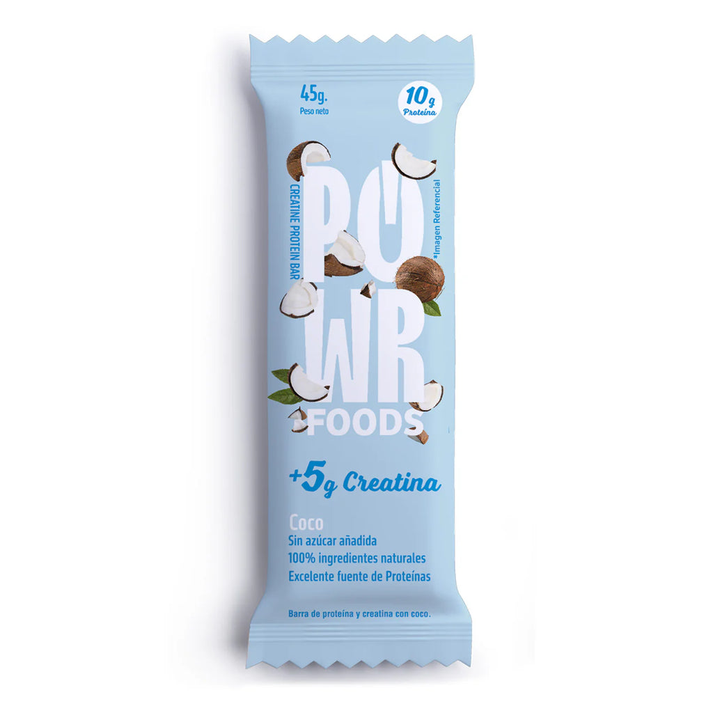 Barra creatine protein coco caja 16 UN POWER FOODS