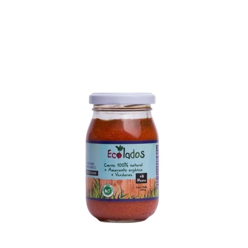 Colado Carne 100% Natural con Amaranto y Verduras Ecolados 200 Gr - ECOLADOS - Aldea Nativa