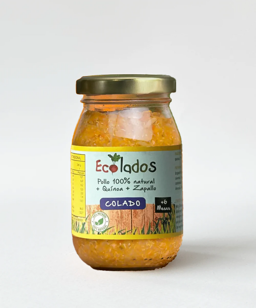 Colado Pollo 100% Natural con Quinoa y Zapallo 200 GR ECOLADOS