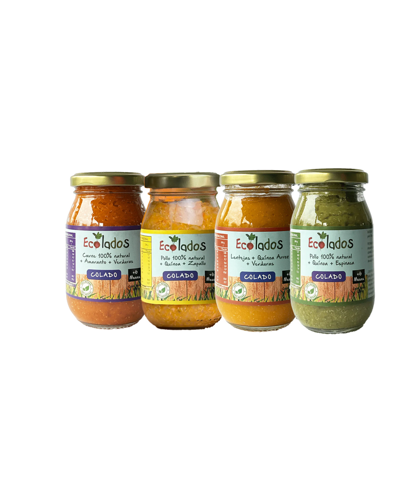 Pack 4 mix colado 100% natural 200 GR ECOLADOS