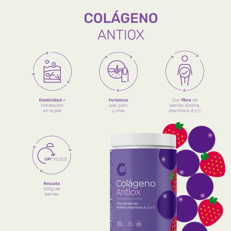 Colageno Antiox 150 Gr - CASCARA FOODS - Aldea Nativa