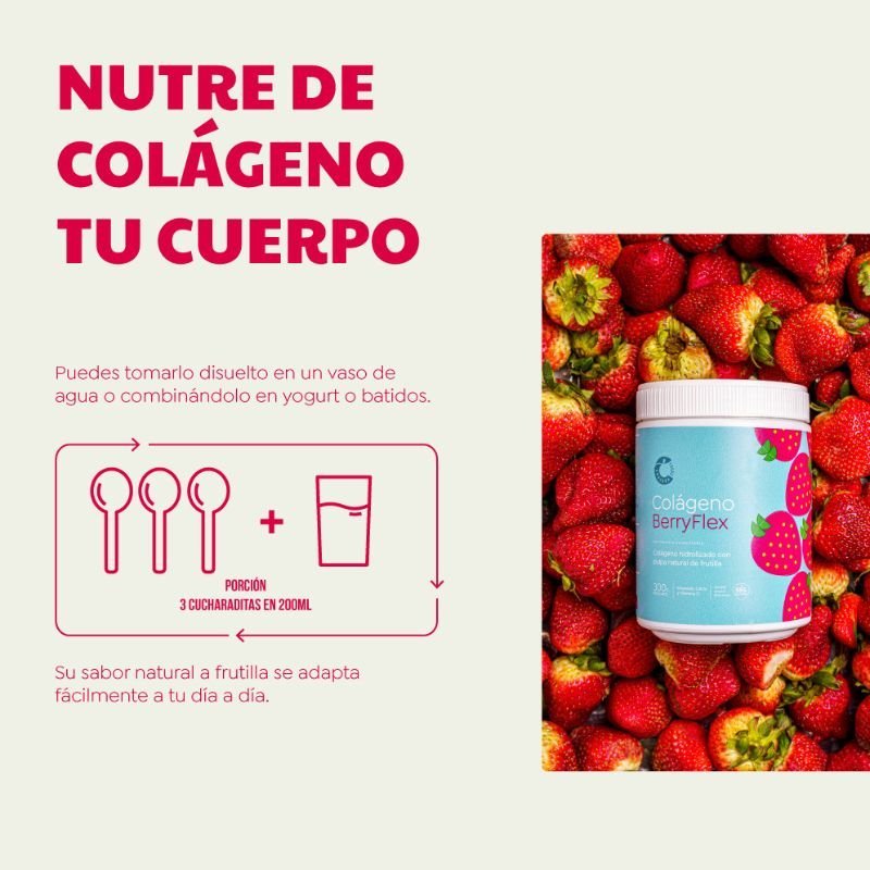 Colágeno Berryflex 300 Gr - CASCARA FOODS - Aldea Nativa