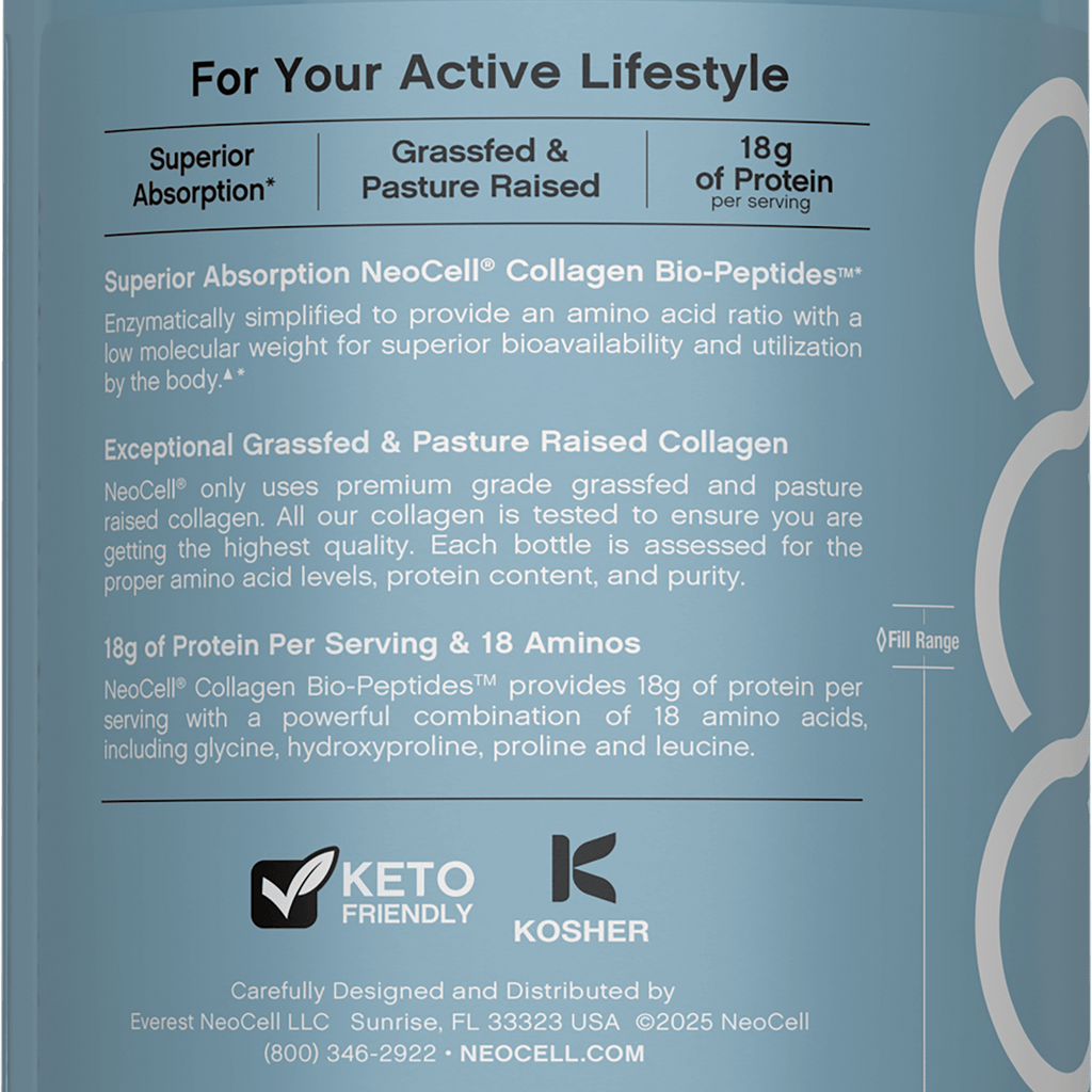 Colágeno peptidos en polvo 283 GR Neocell - NEOCELL - Aldea Nativa