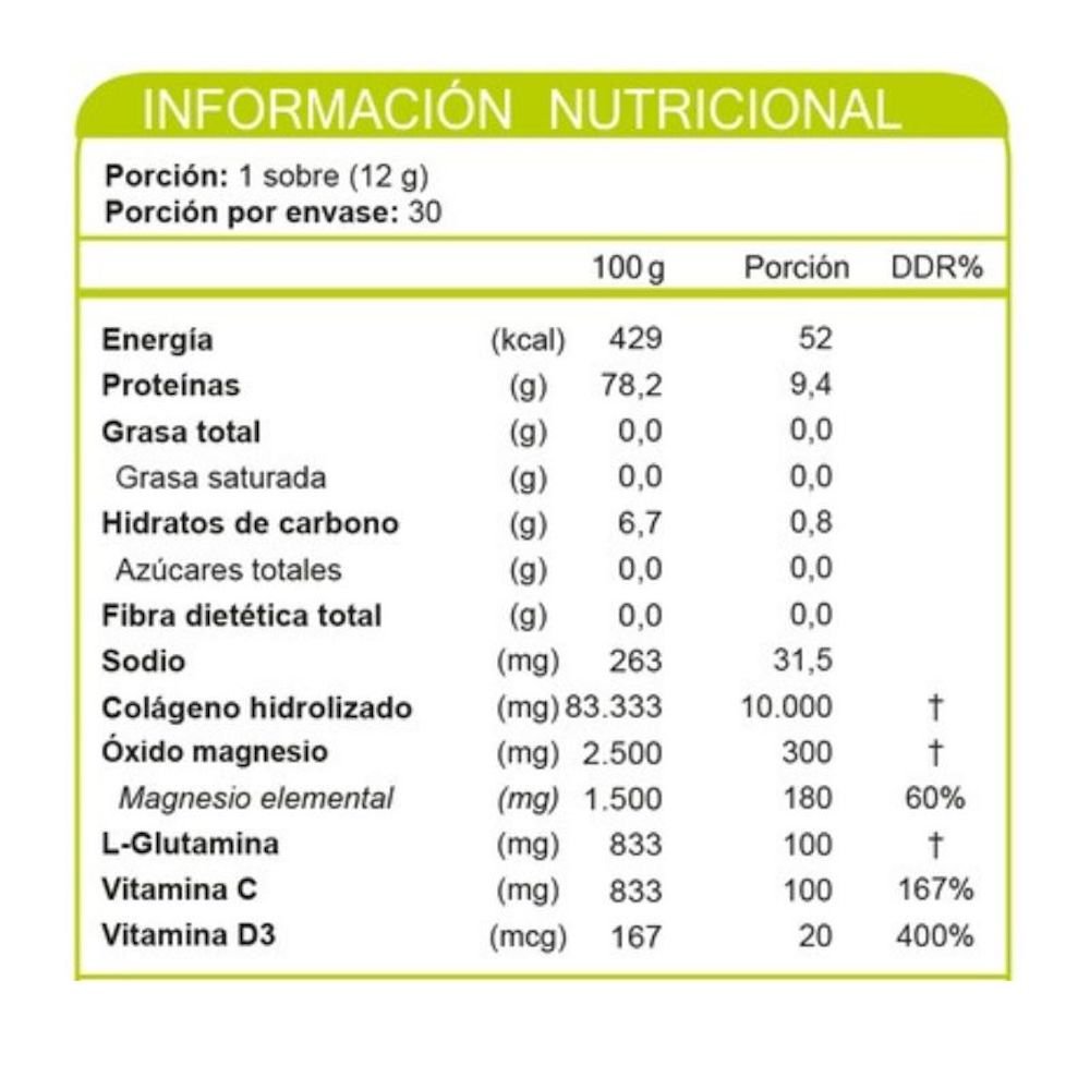 Colageno Sabor Limon 30 Sachets - LABORATORIO FNL - Aldea Nativa