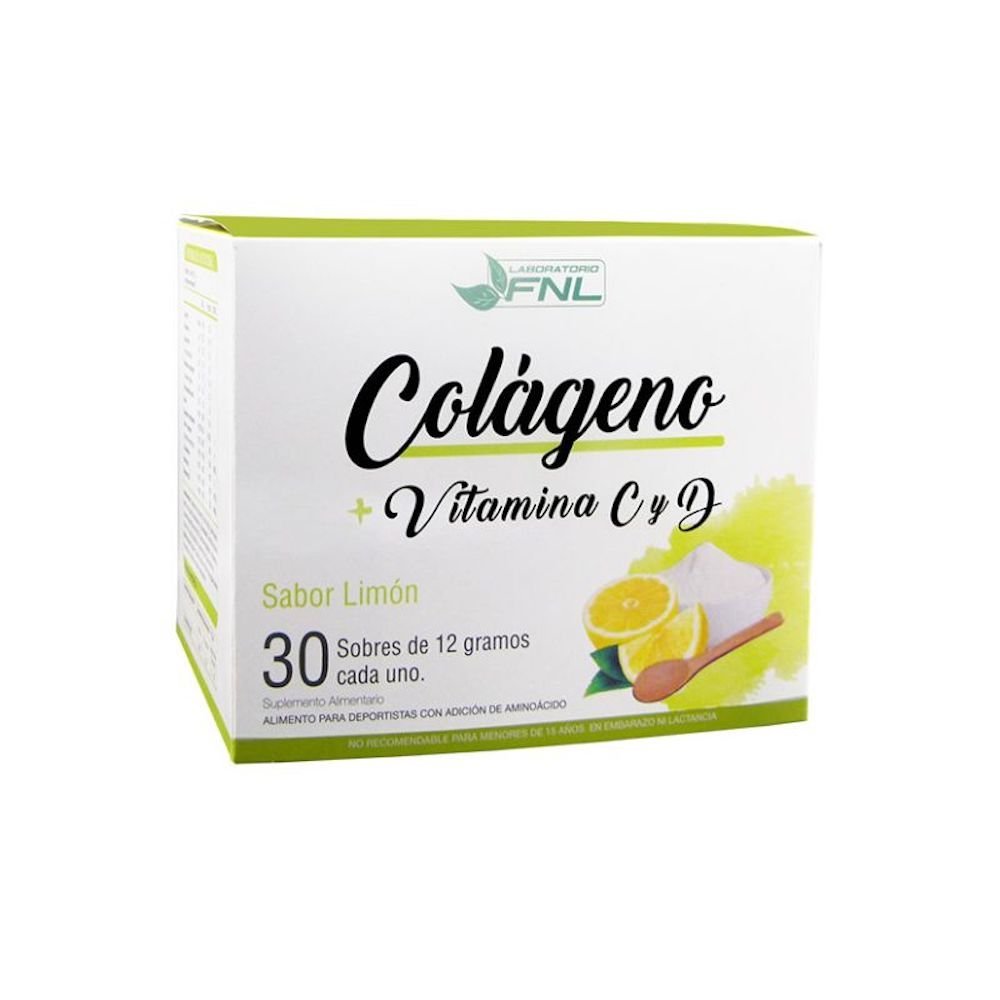Colageno Sabor Limon 30 Sachets - LABORATORIO FNL - Aldea Nativa