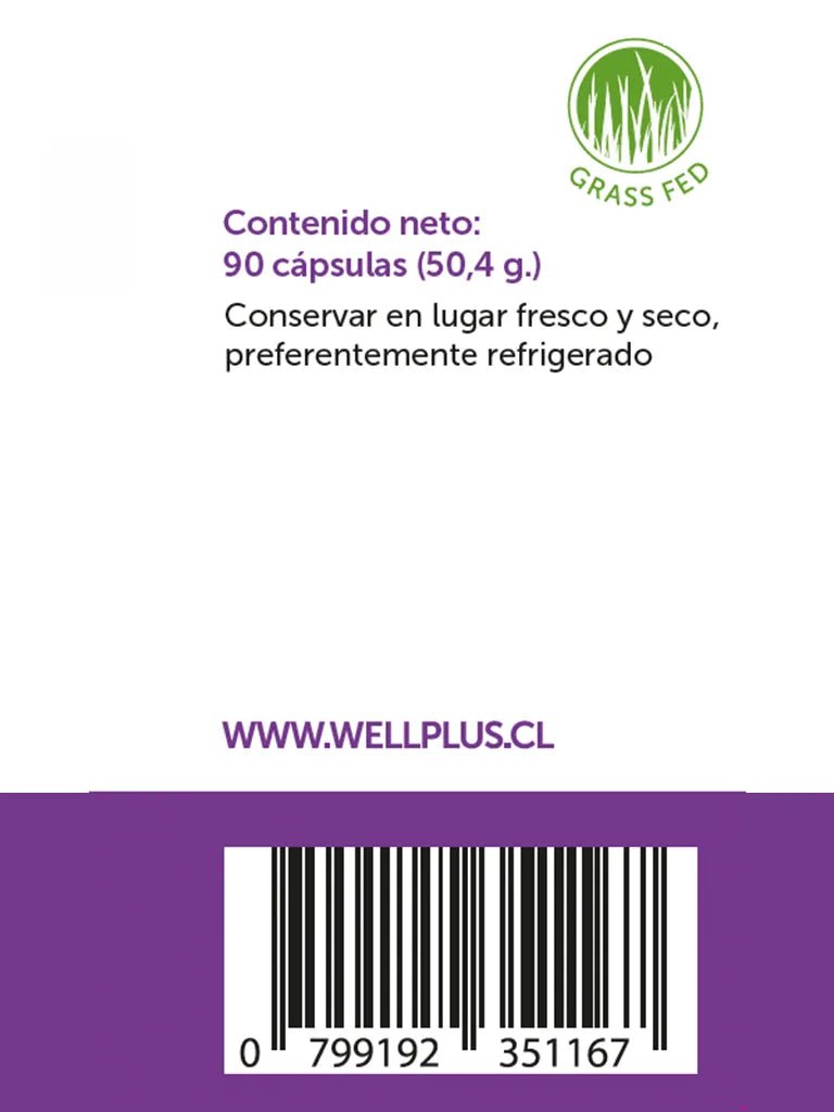 Collagen Pro 90 cap Wellplus - WELLPLUS - Aldea Nativa