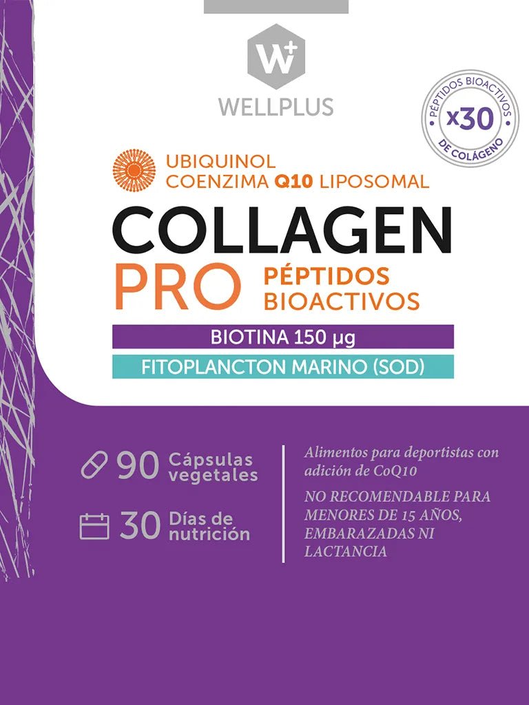 Collagen Pro 90 cap Wellplus - WELLPLUS - Aldea Nativa