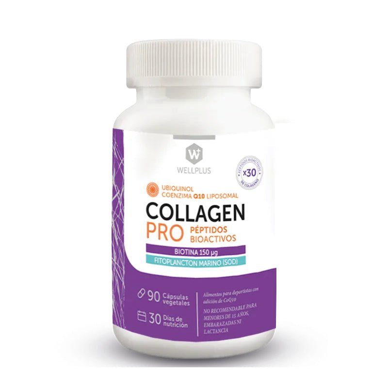 Collagen Pro 90 cap Wellplus - WELLPLUS - Aldea Nativa