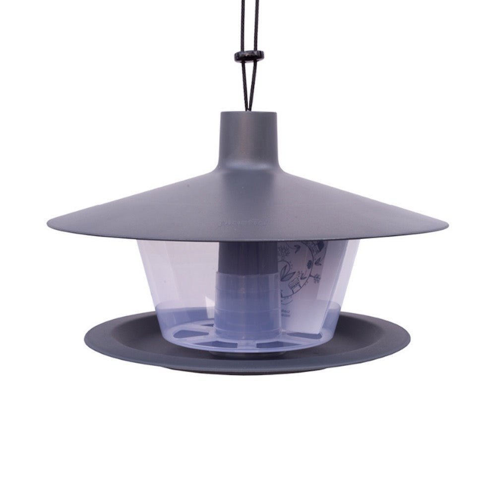 Comedero Para Aves Antracita - Urbalive - Aldea Nativa