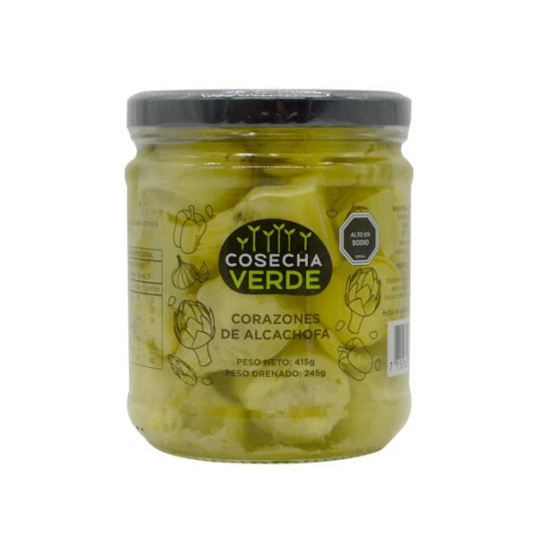 Corazón de alcachofa 410 gr Cosecha Verde - COSECHA VERDE - Aldea Nativa