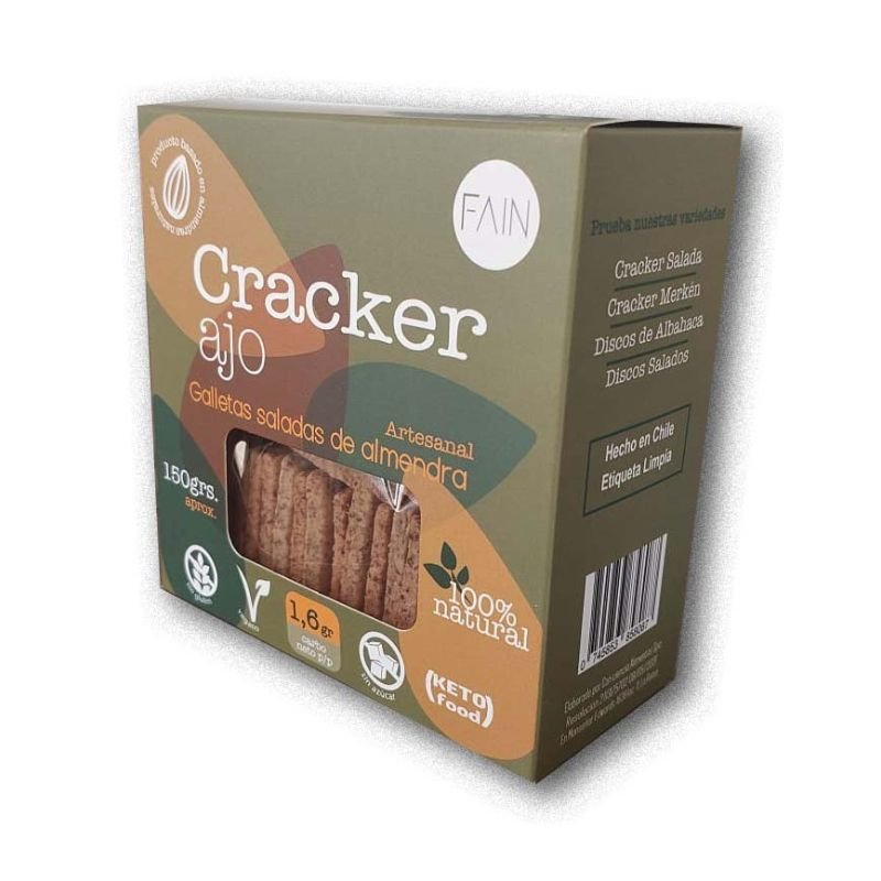 Cracker Ajo Fain 150 Gr - FAIN - Aldea Nativa