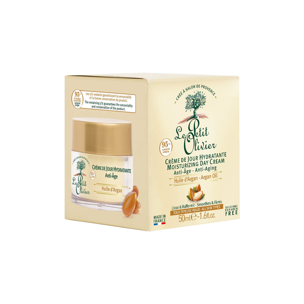Crema día rostro antiage argan 50 ml Petit Olivier - LE PETIT OLIVIER - Aldea Nativa