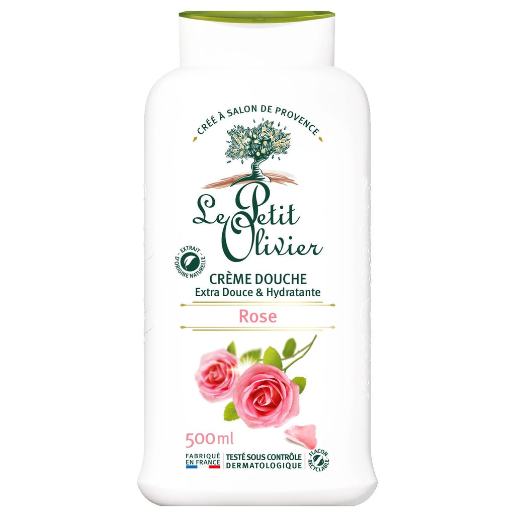 Crema ducha rosa 500 ml Petit Olivier - LE PETIT OLIVIER - Aldea Nativa