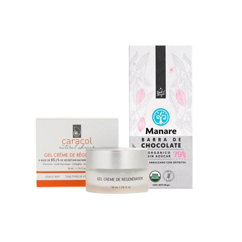 Crema facial + chocolate - Packs convenientes - Aldea Nativa