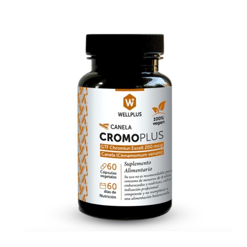Cromo Plus 60 Cap - WELLPLUS - Aldea Nativa