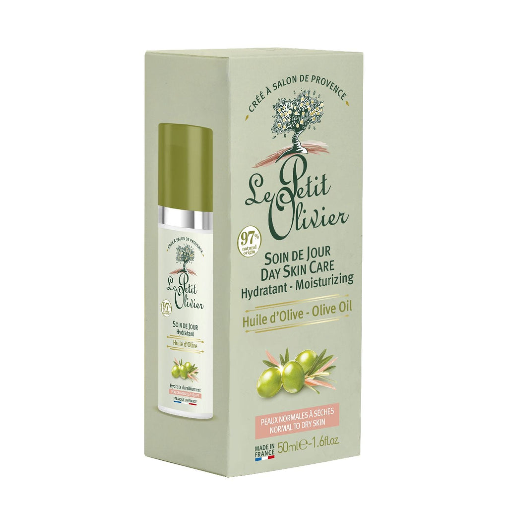 Cuidado día rostro hidratante Oliva 50 ml Petit Olivier - LE PETIT OLIVIER - Aldea Nativa