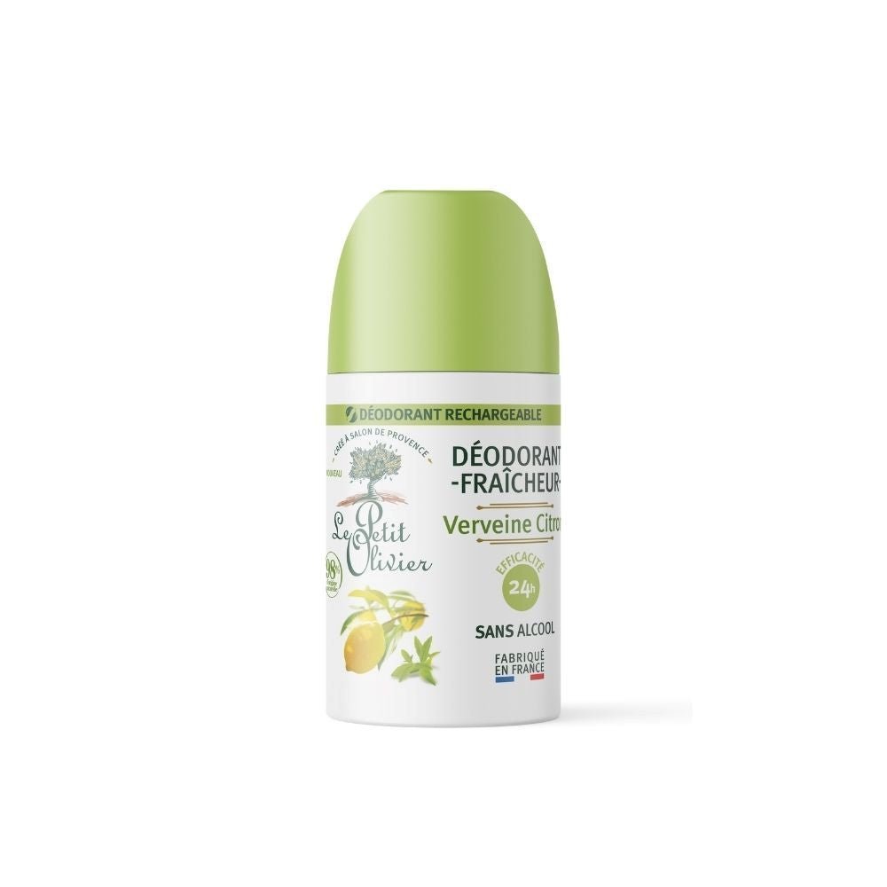 Desodorante Verbena Limon Roll On Recargable 50 Ml - LE PETIT OLIVIER - Aldea Nativa