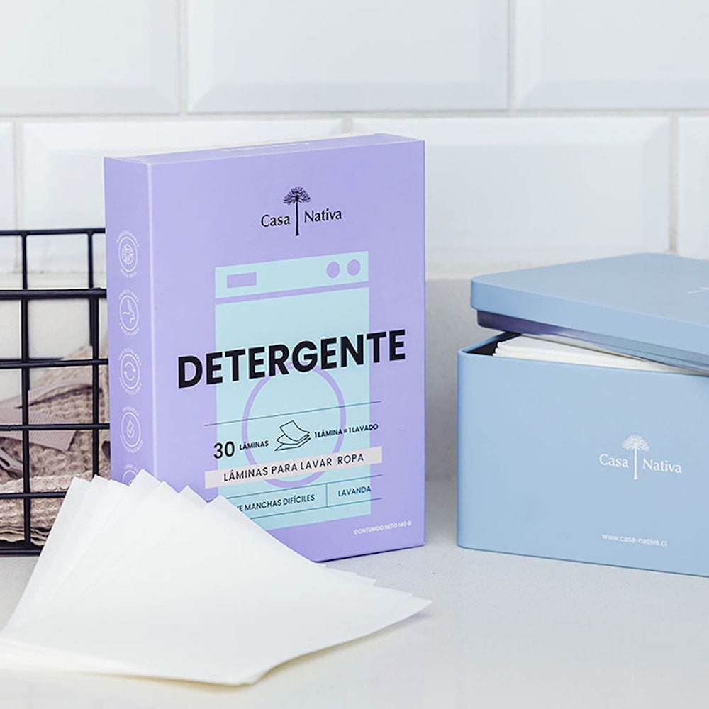Detergente En Laminas Lavanda Casa Nativa 140 Gr - CASA NATIVA - Aldea Nativa