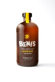 Bebida concentrada jengibre sin azucar 480 ML BENI'S