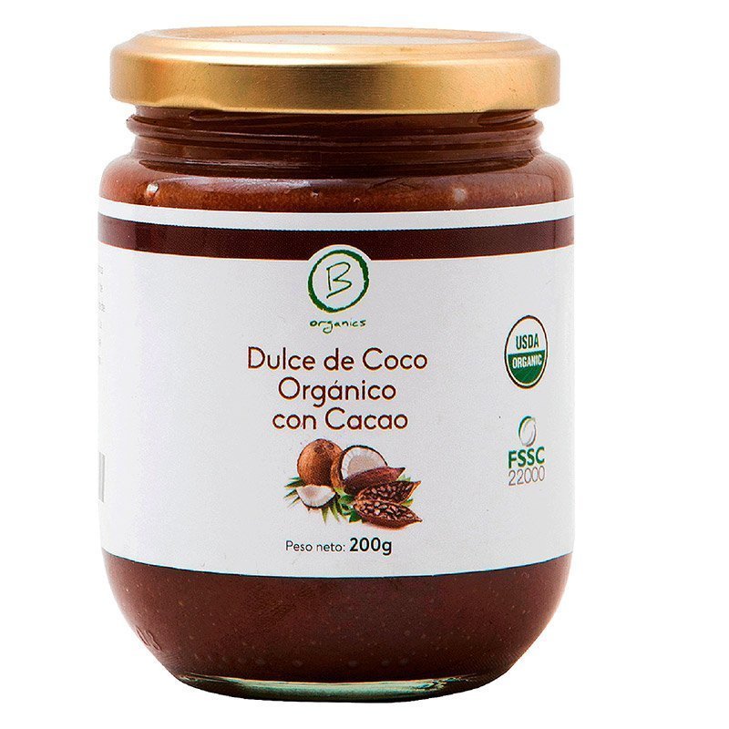 Dulce Coco Cacao Orgánico B Organics 200 Gr - B ORGANICS - Aldea Nativa