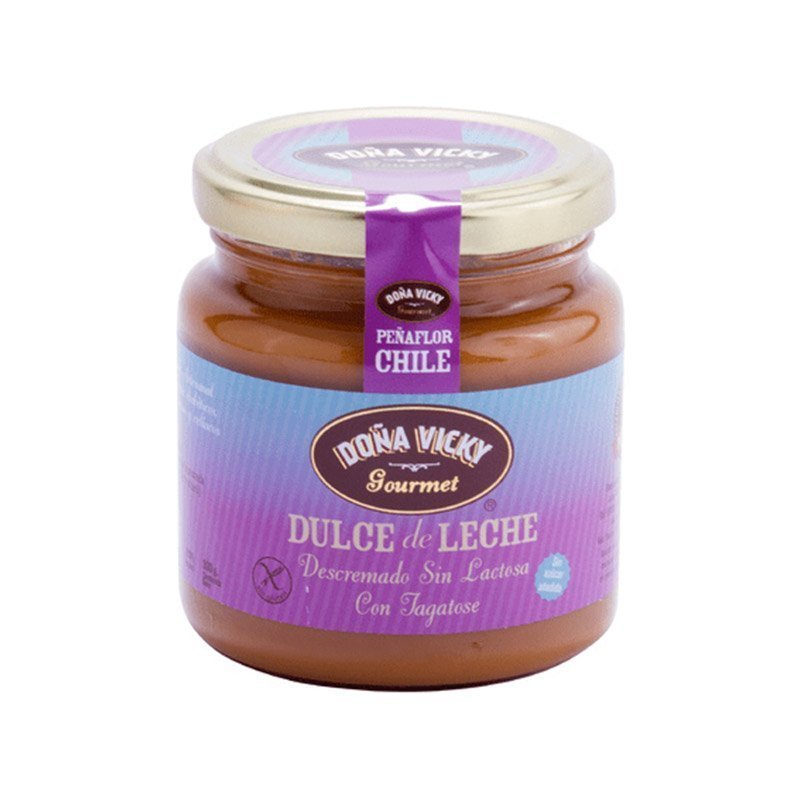Dulce Leche Sin Lactosa con Alulosa Doña Vicky 300 Gr - DOÑA VICKY - Aldea Nativa