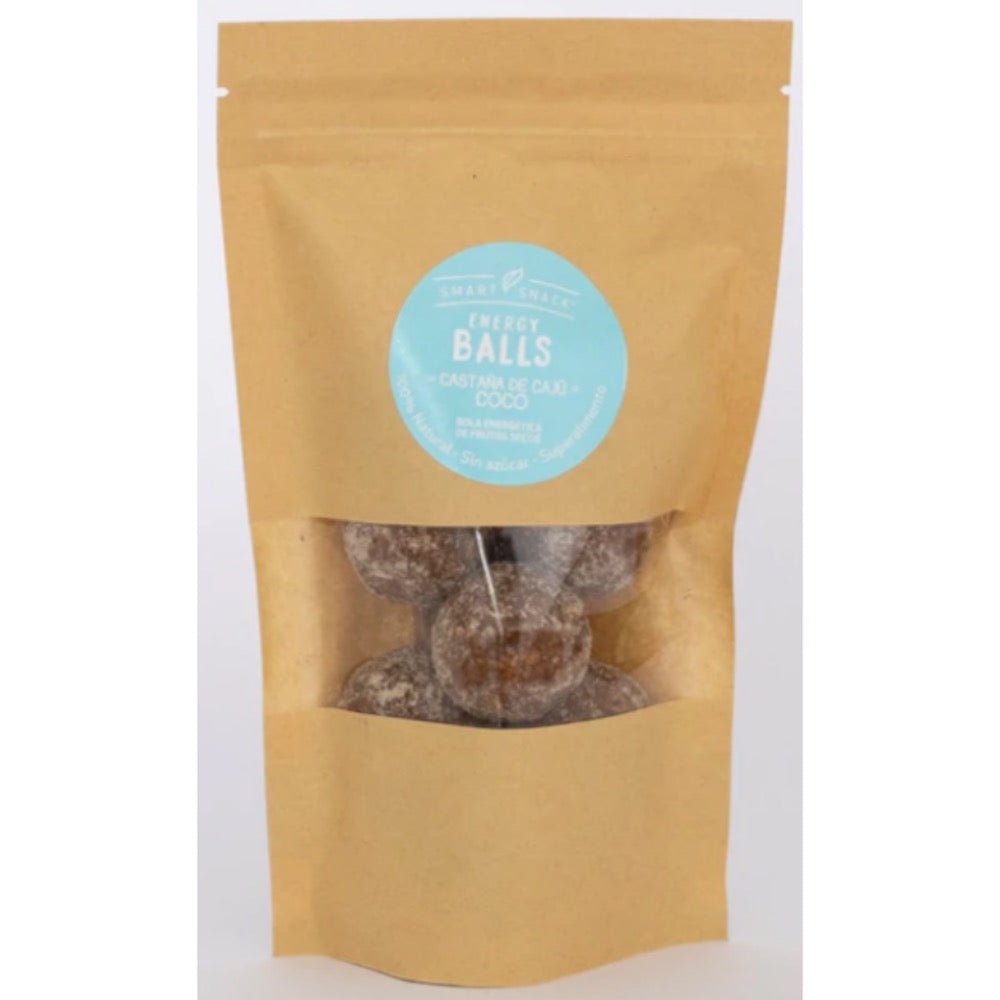 Energyballs Castaña de Caju Coco Smart Snack 10 Un - SMART SNACK - Aldea Nativa