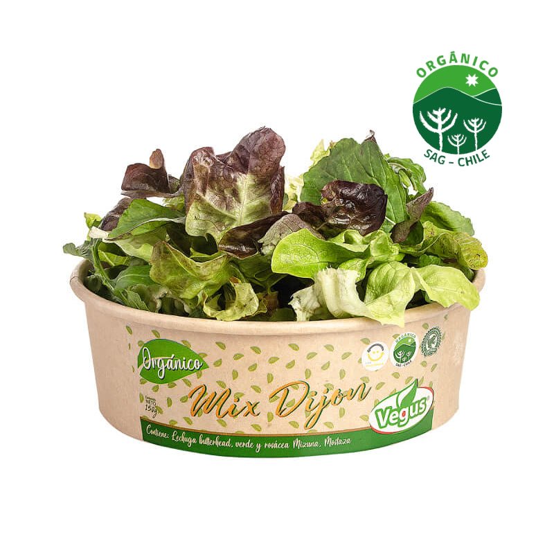Ensalada organica Mix Dijon 150 gr - VEGUS - Aldea Nativa