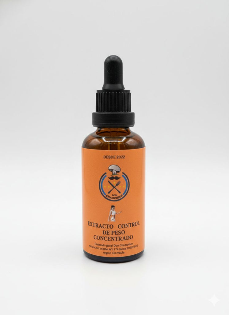 Extracto control de peso 50 ML Don champiñón - DON CHAMPIÑON - Aldea Nativa