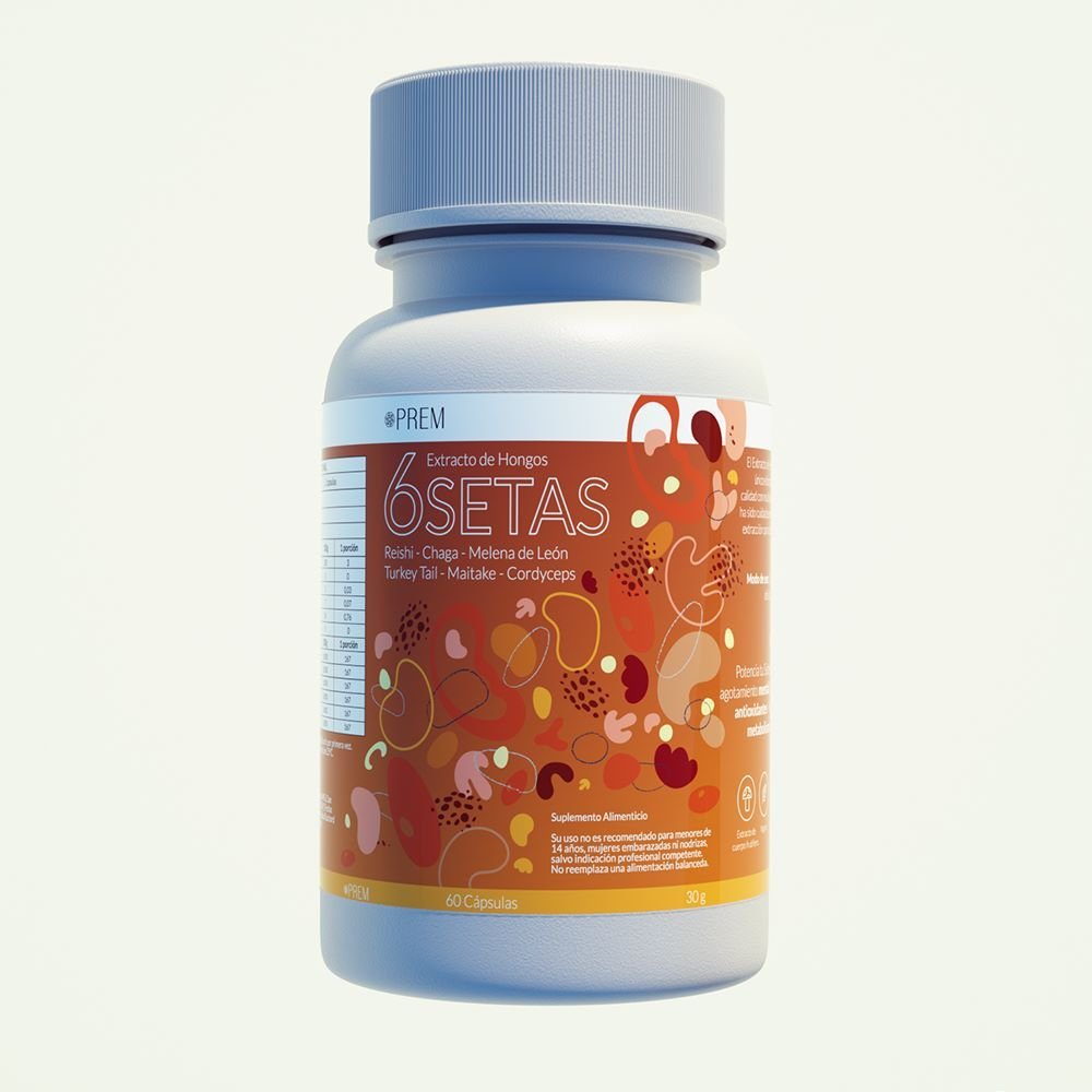 Extracto de Hongos 6 Setas Prem 30 Gr - PREM - Aldea Nativa