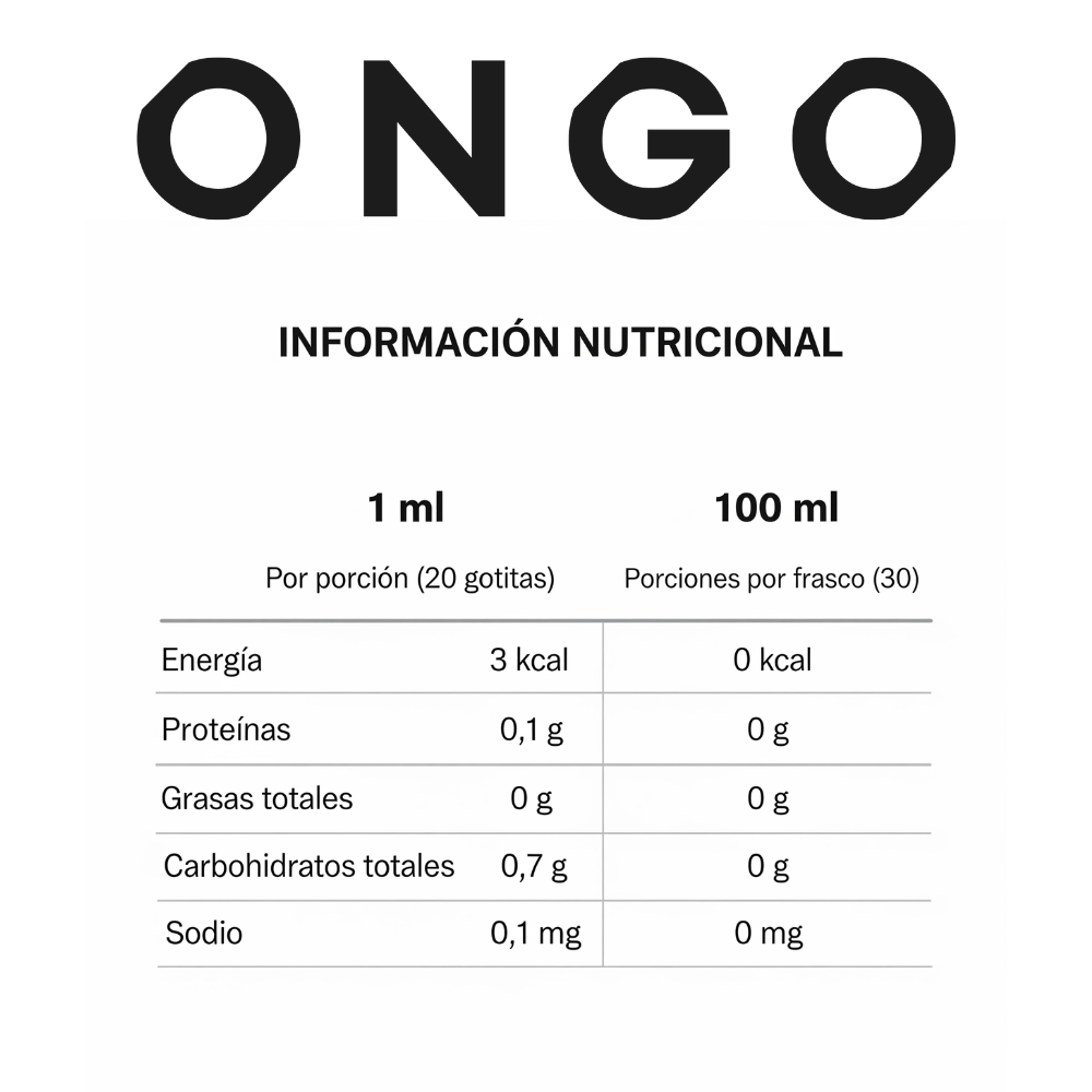 Extracto de Shiitake 30 ml Ongo - ONGO - Aldea Nativa