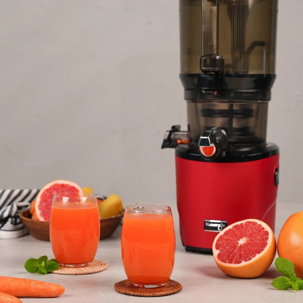 Extractor jugos prensados en frio Auto10 rojo un Miobio - MIOBIO - Aldea Nativa