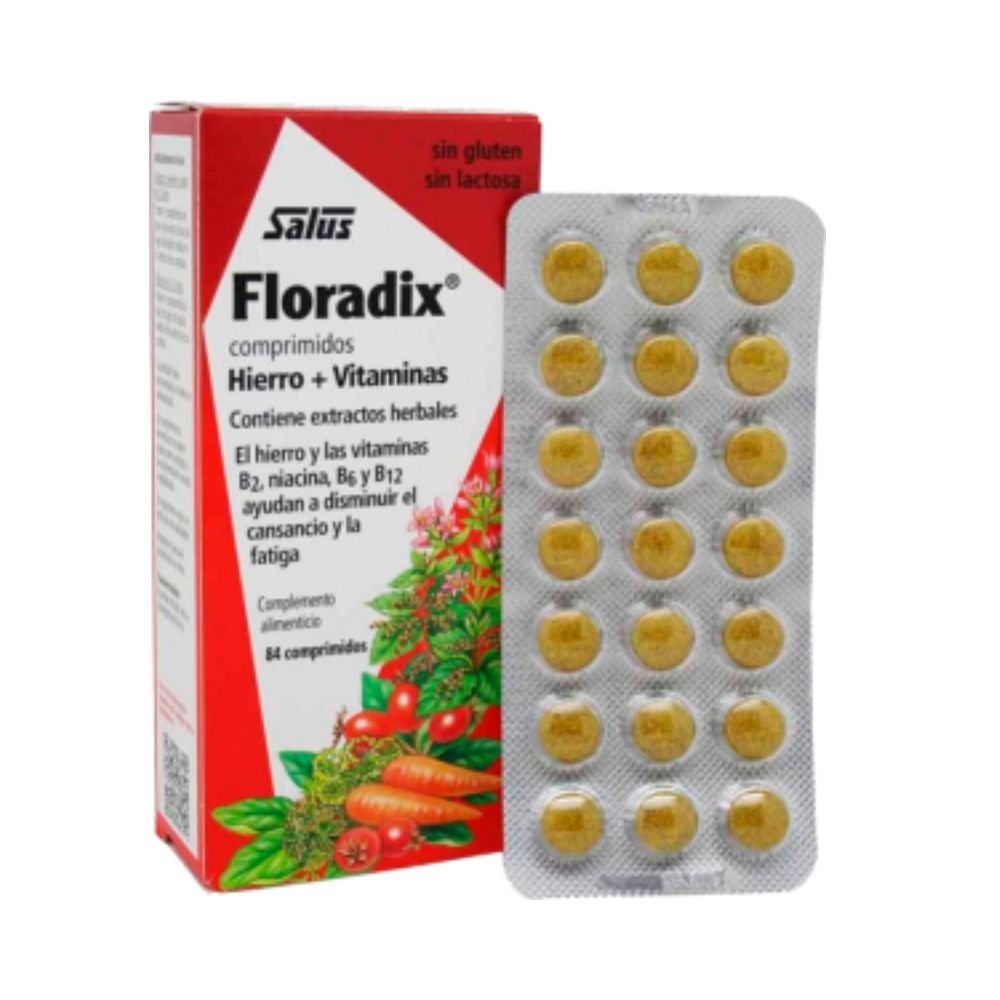 Floradix Hierro Mas Vitaminas Salus Flora 84 Cap - SALUS FLORA - Aldea Nativa