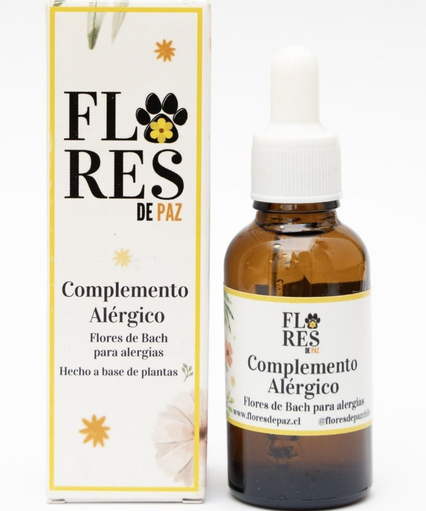 Flores de Bach Complemento Alergico para Perros Flores de Paz 30 Ml - FLORES DE PAZ - Aldea Nativa