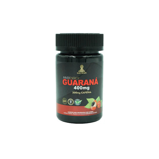 Energizante guarana + cafeina 60 CAP INNER HEALTH