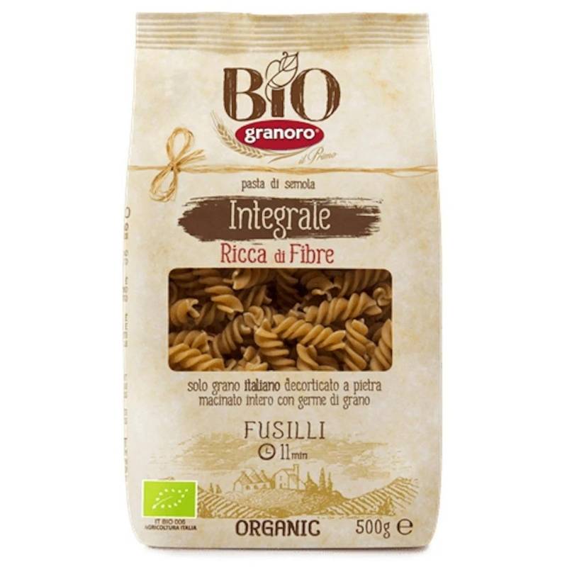 Fusilli InteGral Granoro 500 Gr - GRANORO - Aldea Nativa